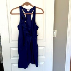 Parker Navy Blue Silk Dress size XS
